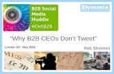 Rob Shimmin - Why CIOs Don't Tweet #dellb2b