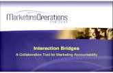 Interaction Bridges: Collaboration Tool for Marketing Accountability
