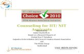 Counselling to IIT / NIT Aspirants on 'Why you should Choose Computer Science'