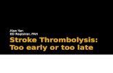 Stroke thrombolysis
