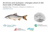 Archives and isotopes: changes afoot in the food web of Windermere