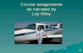 Loy Riley  Fall Edu 998 course assignments