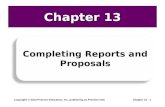 Completing Reports and Proposals