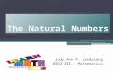 The natural numbers