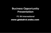 Marketing Plan Rxi  Indonesia / Internasional
