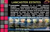 Lancaster Estates (House and Lot)