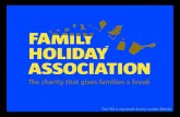 Family Holiday Association mission, work and strategy