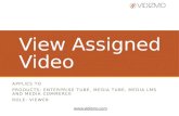 View Assigned Video