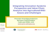 Integrating innovation systems perspective and value chain analysis into agricultural R4D: issues and challenges