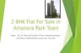 2 BHK Luxury Flat For Sale at 63 lacs in Amanora Park Town Pune
