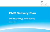 EMR Delivery Plan: Methodology workshop