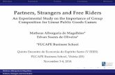 Partners, Strangers and Free Riders: an experimental study on the importance of group composition for linear public goods games