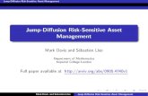Jump-Diffusion Risk-Sensitive Asset Management