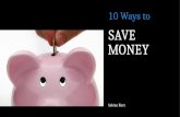 10 Ways to Save money