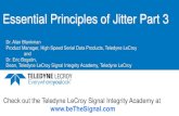 Essentials of jitter part 3 webinar slides