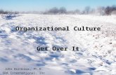 Organizational Culture - Get Over It!