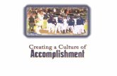 Creating a Culture of Accomplishment