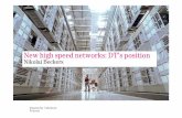 New high speed networks: DT's position