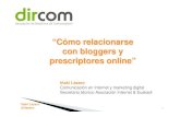 Presentación para Dircom sobre bloggers y prescriptores en Internet