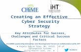 CHIME LEAD DC 2014 “Key Attributes for Success, Challenges and Critical Success Factors” with Angela Diop, ND, CHCIO, VP of Information Systems, Unity Health Care, Inc.