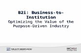 B2i optimizing the value of the purpose driven industry sm1