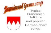 3. franconian and german songs
