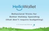 TDAmeritrade Holiday Spending and Behavioral Econ