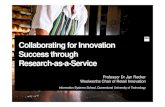 Collaborating for Innovation Success through Research-as-a-Service