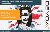 Rich, Real-time Mobile User Experiences @Devoxx UK