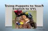 Using puppets to teach very young learners of English