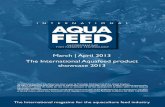 The International Aquafeed product showcase 2013