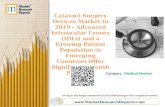 Cataract Surgery Devices Market to 2019 - Advanced Intraocular Lenses (IOLs) and a Growing Patient Population in Emerging Countries Offer Significant Growth Potential