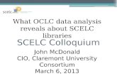 What OCLC Data Analysis Reveals About SCELC Libraries