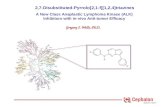 Pyrrolotriazines as Novel Potent ALK Inhibitors