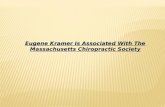 Eugene kramer is associated with the massachusetts chiropractic society
