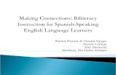 Making Connections: Biliteracy Instruction for Spanish-Speaking English Language Learners