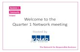 Member Network Meeting Q1 2014  slide pack