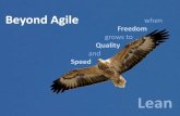 Beyond Agile - when Freedom grows to Quality and Speed