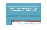 The Ultimate Guide To Using A Content Marketing Editorial Calendar