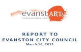 evanstARTs Report to Evanston City Council