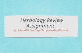 Herbology year one review