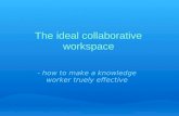 The Ideal Collaborative Workspace