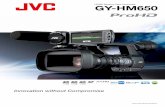 JVC GY-HM650 Brochure