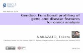 Gendoo: Functional profiling of gene and disease features for omics analysis