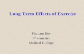 Long term effects of exercise shubham