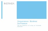 Instanda: The Benefits of Insurance Broker Software