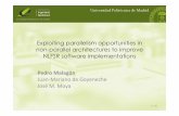 Exploiting parallelism opportunities in non-parallel architectures to improve NLFSR software implementations