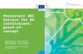 Towards a Persistent URI Service for EU Institutions: a proof-of-concpet