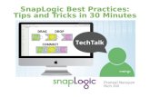 SnapLogic Best Practices: Sub Pipelines and Guaranteed Delivery