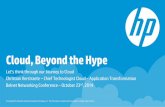 Cloud,beyond the hype, looking at the journey to Cloud